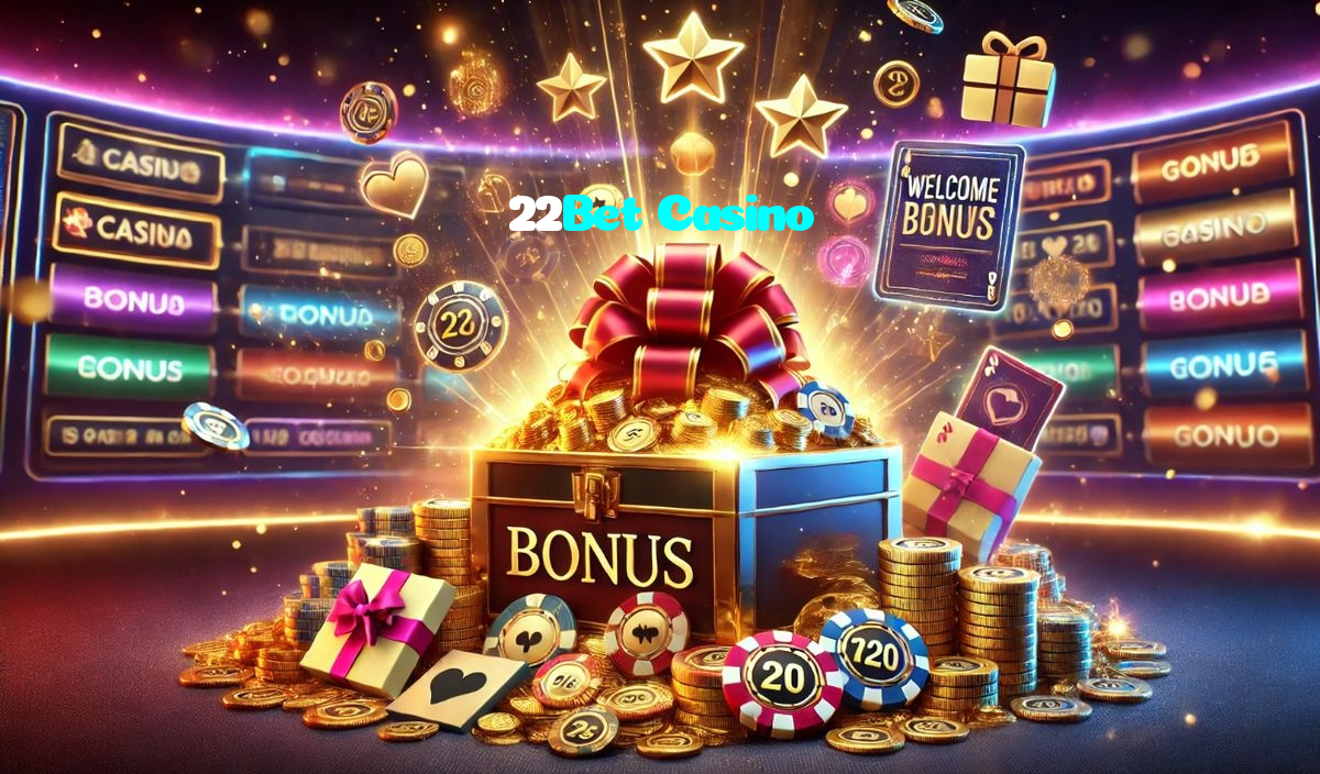available types of 22Bet Casino bet including pre-match live express and system bets